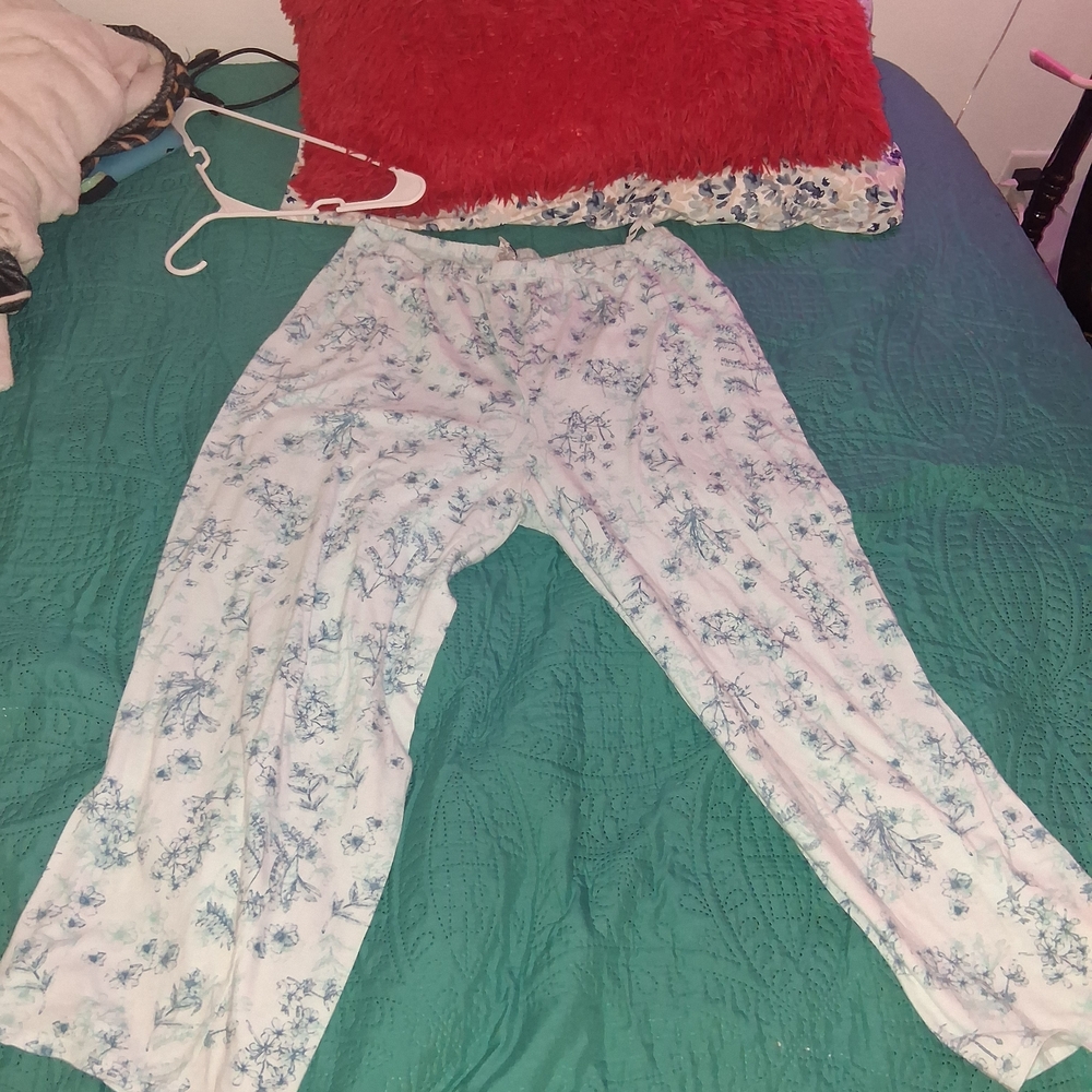 Floral Print Pajama Pants
